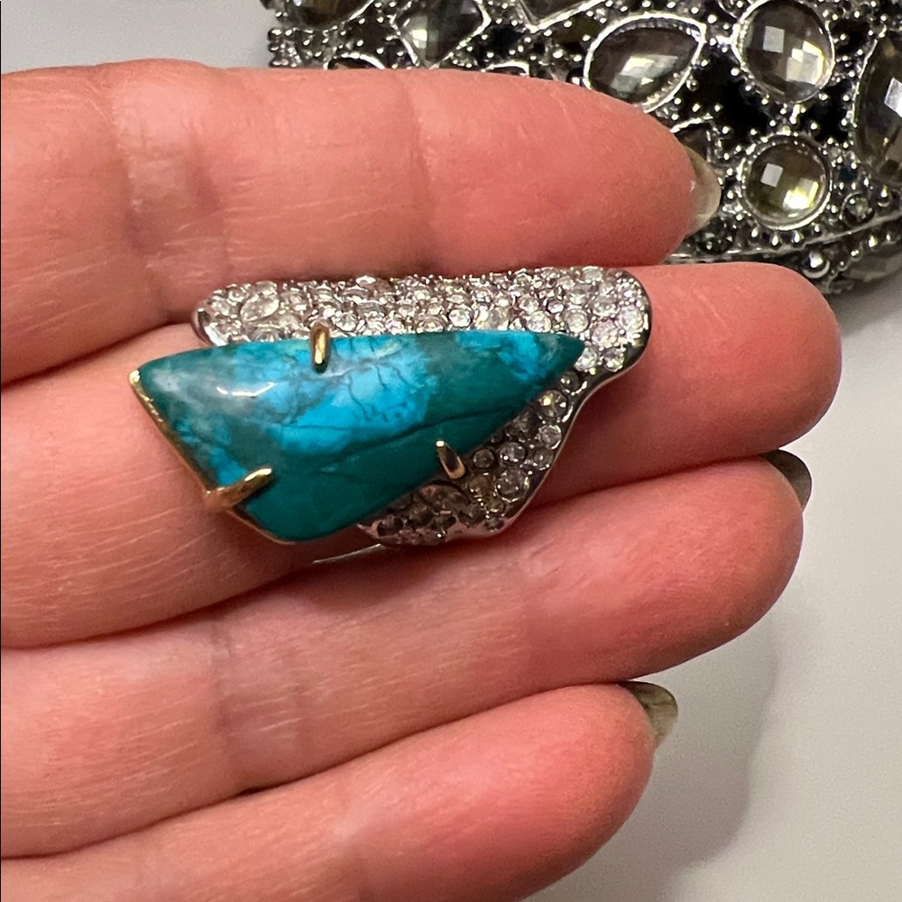 🔮Alexis Bittar Roxbury Crystal Ring sz7 - Picture 6 of 11